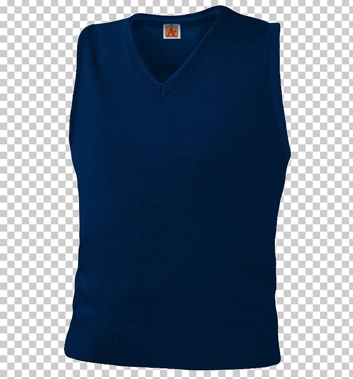 T-shirt Gilets Sleeveless Shirt PNG, Clipart, Active Shirt, Active Tank, Blue, Cobalt Blue, Electric Blue Free PNG Download