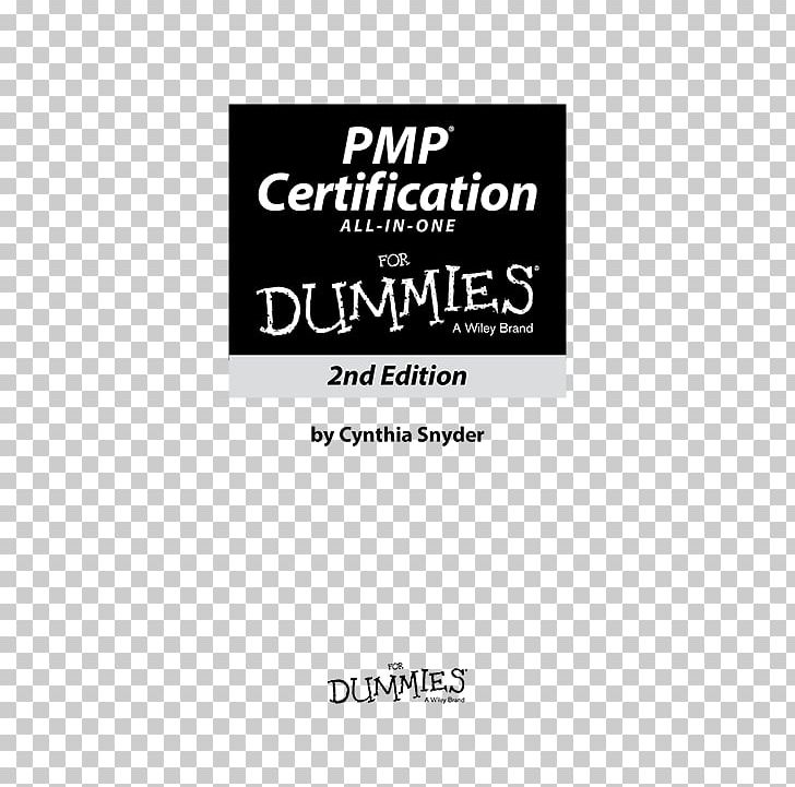 PMP Certification All-In-One Desk Reference For Dummies Brand Logo Font PNG, Clipart,  Free PNG Download
