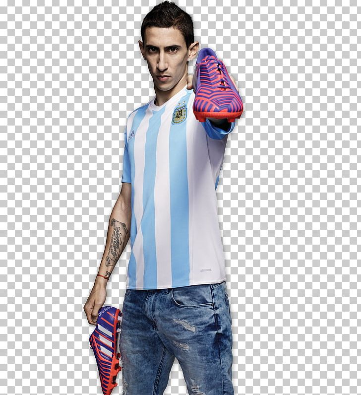 T-shirt Fashion Sleeve Electric Blue PNG, Clipart, Argentina, Clothing, Di Maria, Electric Blue, Fashion Free PNG Download