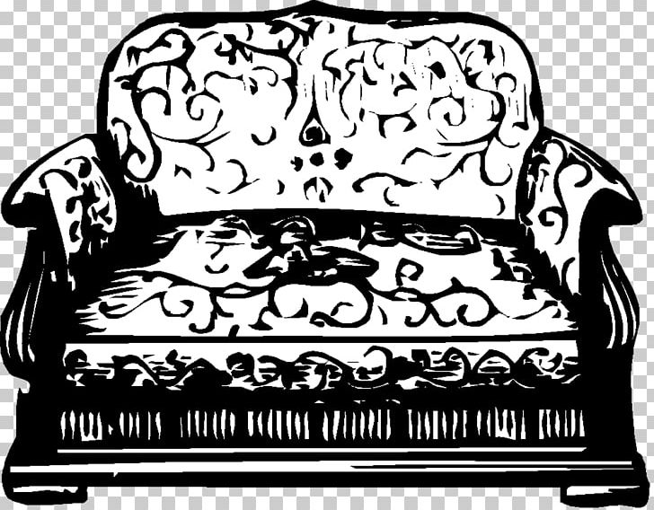 Couch Furniture Chair PNG, Clipart, Art, Black And White, Brand, Cartoon, Chair Free PNG Download