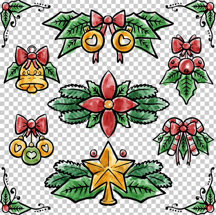 Watercolor Painting Christmas PNG, Clipart, Bow, Christmas Frame, Christmas Lights, Clip Art, Design Free PNG Download