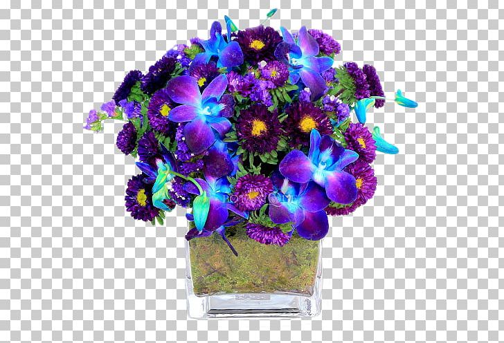 Flower Bouquet Cut Flowers Violet Orchids PNG, Clipart, Birthday, Blue, Cut Flowers, Dendrobium, Floral Design Free PNG Download