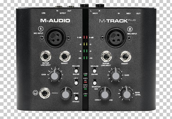 Digital Audio M-Audio M-Track Plus II MIDI Sound Cards & Audio Adapters PNG, Clipart, Audio, Audio Equipment, Digital Audio, Electronic Instrument, Electronics Free PNG Download
