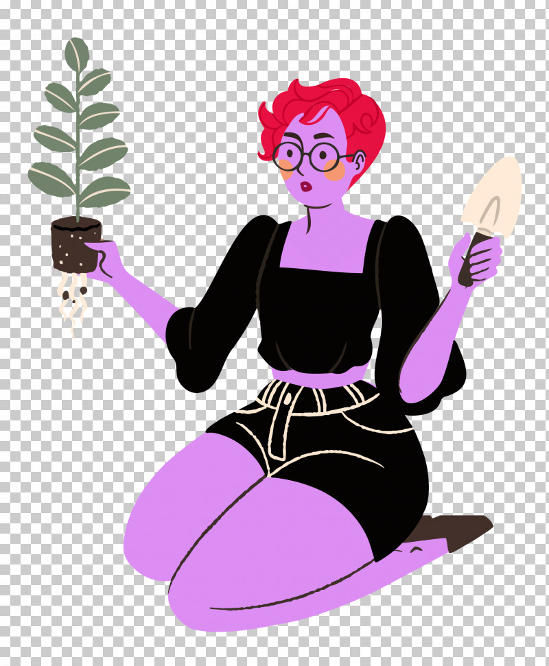 Planting Woman Garden PNG, Clipart, Cartoon, Character, Garden, Lady, Planting Free PNG Download