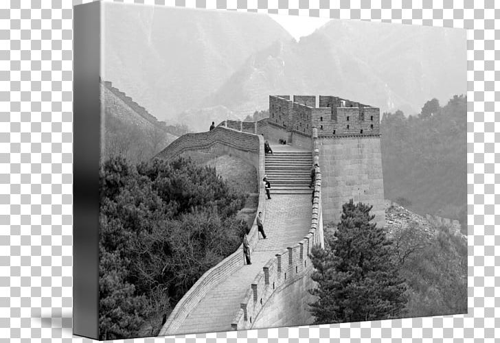 Great Wall Of China Black And White Monochrome Photography PNG, Clipart, Black And White, Building, Castle, Dam, Defensive Wall Free PNG Download