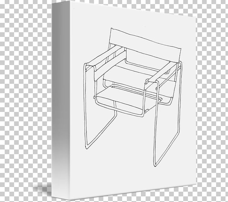 Wassily Chair Drawing Table PNG, Clipart, Angle, Art, Black And White, Chair, Drawing Free PNG Download