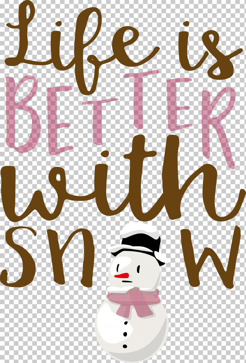 Snow Life Is Better With Snow PNG, Clipart, Biology, Cartoon, Happiness, Life Is Better With Snow, Meter Free PNG Download