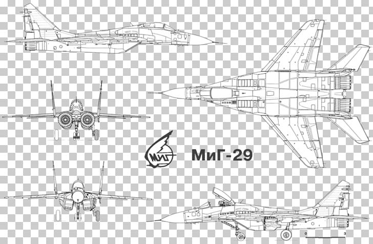 Mikoyan MiG-29 Mikoyan-Gurevich MiG-25 Fighter Aircraft Fourth-generation Jet Fighter Mikoyan-Gurevich MiG-15 PNG, Clipart, Aerospace Engineering, Airplane, Angle, Fighter Aircraft, Mig Free PNG Download