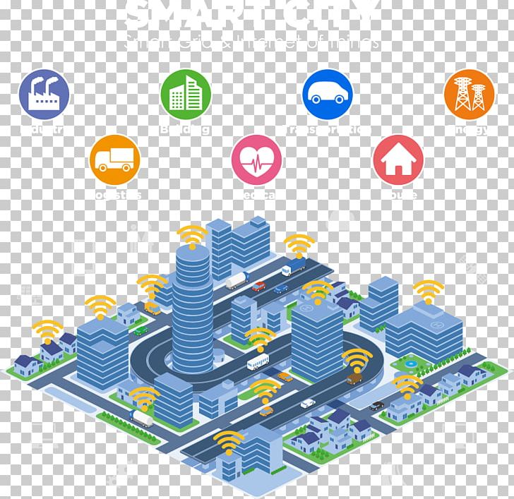 Smart City Smart Grid Internet Of Things Illustration PNG, Clipart, Area, Blue, Blue Abstract, Blue Background, Building Free PNG Download