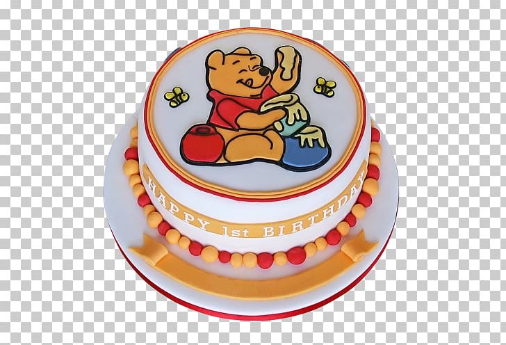 Birthday Cake Layer Cake Winnie-the-Pooh Torte Ganache PNG, Clipart, Baked Goods, Birthday, Birthday Cake, Buttercream, Cake Free PNG Download