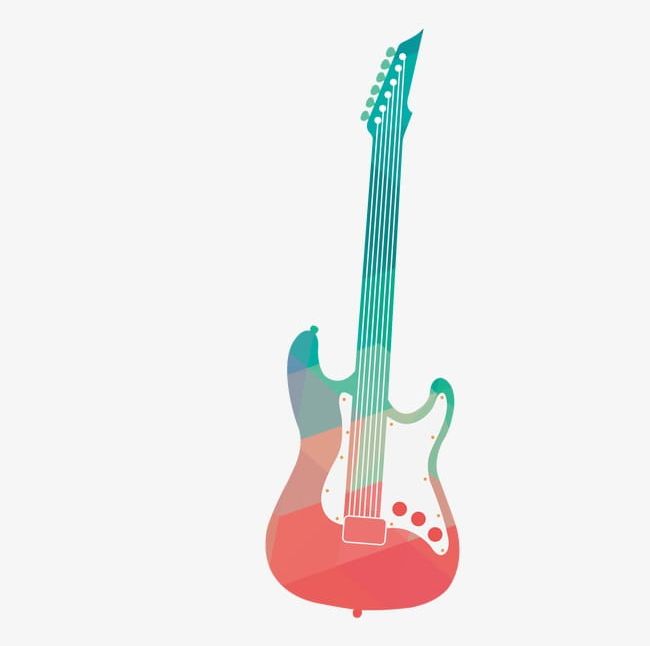 Color Guitar PNG, Clipart, Color, Color Clipart, Guitar, Guitar Clipart, Instruments Free PNG Download
