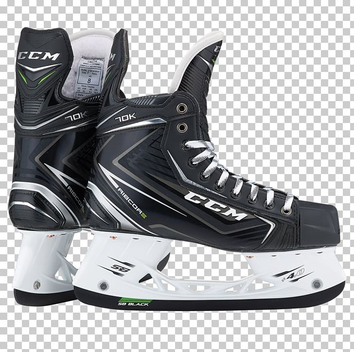 CCM Hockey Ice Skates Ice Hockey Equipment Bauer Hockey PNG, Clipart, Basketball Shoe, Black, Hockey, Outdoor Shoe, Protective Gear In Sports Free PNG Download