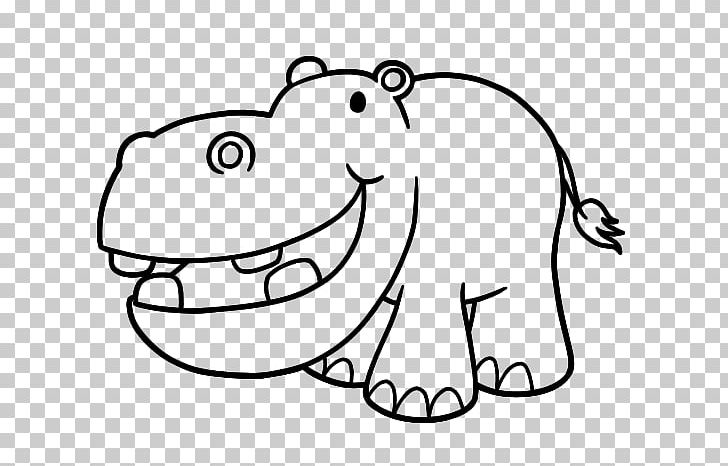 Hippopotamus Coloring Book Drawing PNG, Clipart, Adult, Animal, Black, Carnivoran, Cartoon Free PNG Download