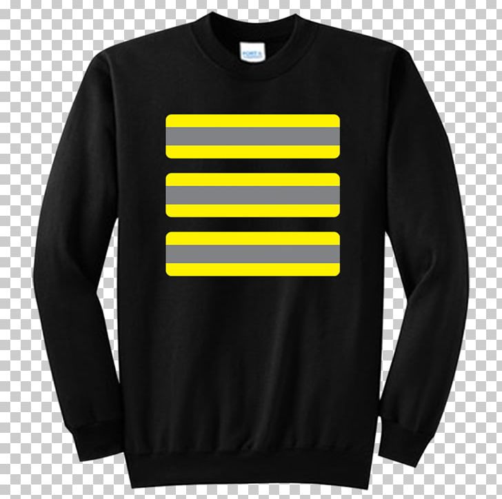 T-shirt Sleeve Hoodie Sweater Crew Neck PNG, Clipart, Active Shirt, Black And Yellow Stripes, Bluza, Brand, Clothing Free PNG Download