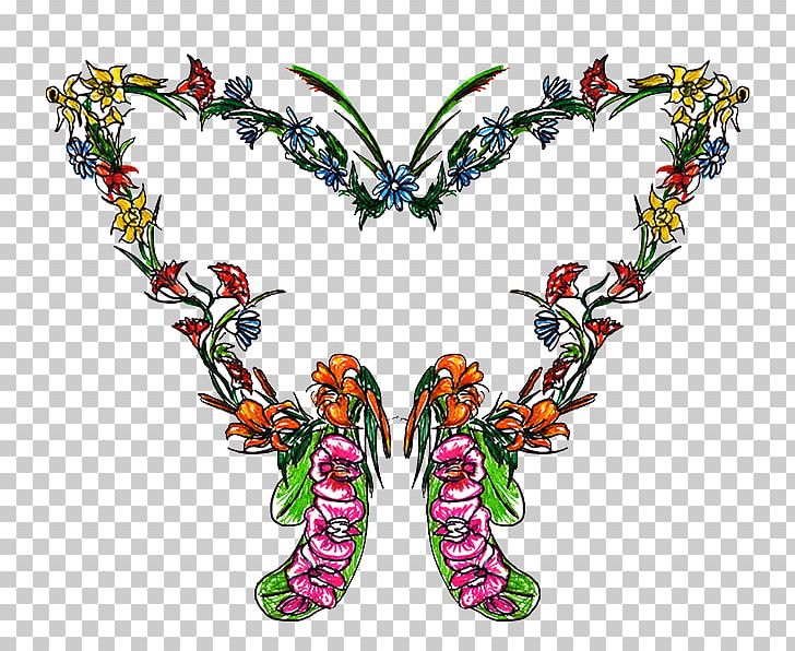 Butterfly Flower PNG, Clipart, Butterfly, Butterfly Style, Color, Encapsulated Postscript, Fictional Character Free PNG Download