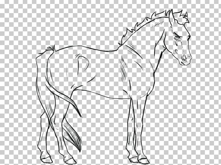 Line Art Stallion Foal Mustang Pony PNG, Clipart, Animal Figure, Artwork, Black And White, Bridle, Cartoon Free PNG Download