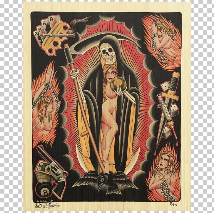 Santa Muerte Printmaking Edition Artist Death PNG, Clipart,  Free PNG Download