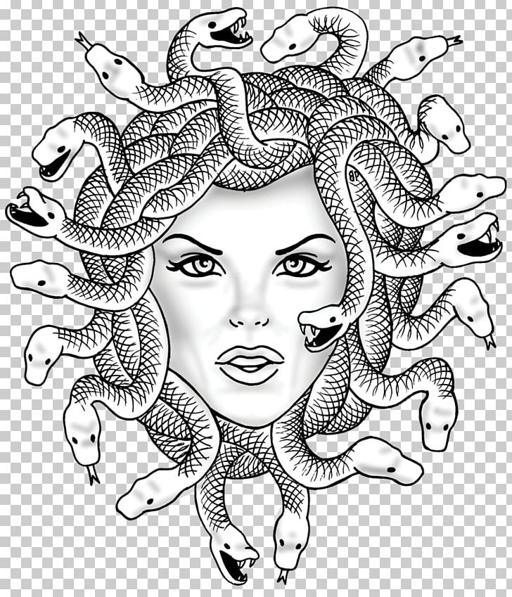 Medusa Gorgon Chthonic Coloring Book PNG, Clipart, Adult, Art, Artwork, Coloring Book, Drawing Free PNG Download