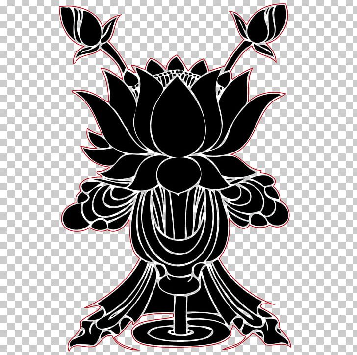 Buddhism Nelumbo Nucifera PNG, Clipart, Black And White, Design Element, Encapsulated Postscript, Fictional Character, Flower Free PNG Download