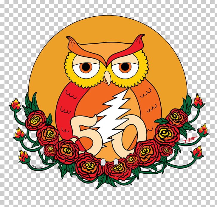 Owl Grateful Dead T-shirt Steal Your Face The Dead PNG, Clipart, Animals, Art, Beak, Bird, Bird Of Prey Free PNG Download