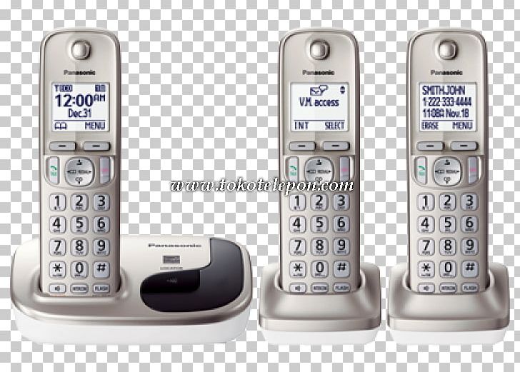 Panasonic KX TGD213N Cordless Telephone Digital Enhanced Cordless Telecommunications Handset PNG, Clipart, Caller Id, Cellular Network, Communication, Communication Device, Cordless Telephone Free PNG Download