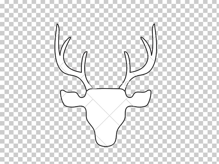Reindeer Vertebrate Antler Horn PNG, Clipart, Animal, Animals, Antler, Black, Black And White Free PNG Download