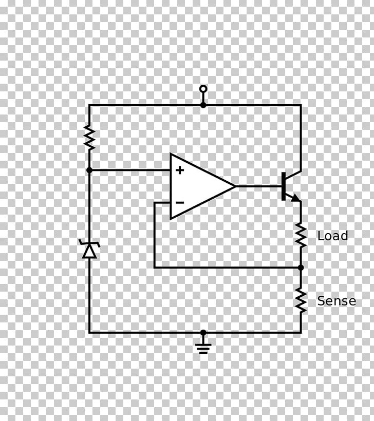 Current Source Operational Amplifier Transistor Voltage Source PNG, Clipart, Amplifier, Angle, Area, Current, Current Source Free PNG Download