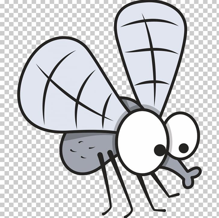 Insect Mosquito Cartoon PNG, Clipart, Animals, Area, Artwork, Black And White, Cartoon Free PNG Download