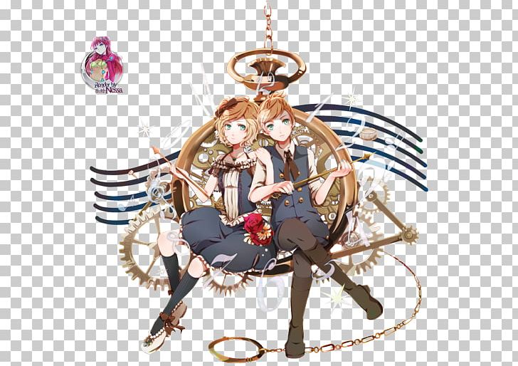 Kagamine Rin/Len Vocaloid Hatsune Miku Steampunk Megpoid PNG, Clipart, Anime, Anime Couple, B 3, Christmas Ornament, Decor Free PNG Download
