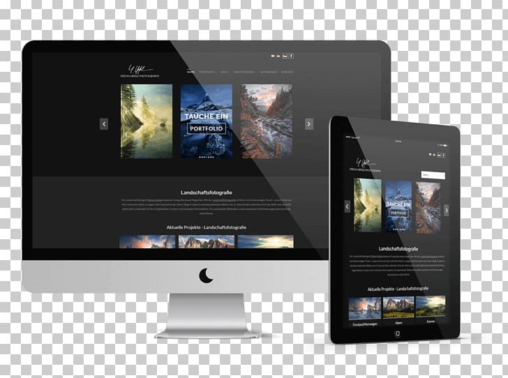 Responsive Web Design Photography Stefan Hefele Fotografie PNG, Clipart, Brand, Computer Wallpaper, Display Advertising, Display Device, Electronics Free PNG Download