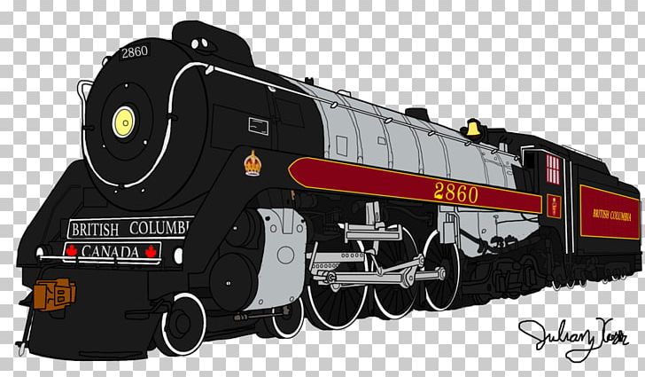 Train Rail Transport Santa Fe 3751 Locomotive Royal Hudson PNG, Clipart, 464, Canadian Pacific Railway, Drawing, Locomotive, Mode Of Transport Free PNG Download