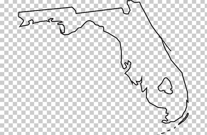 Florida Map PNG, Clipart, Angle, Area, Black, Black And White, Blank Map Free PNG Download