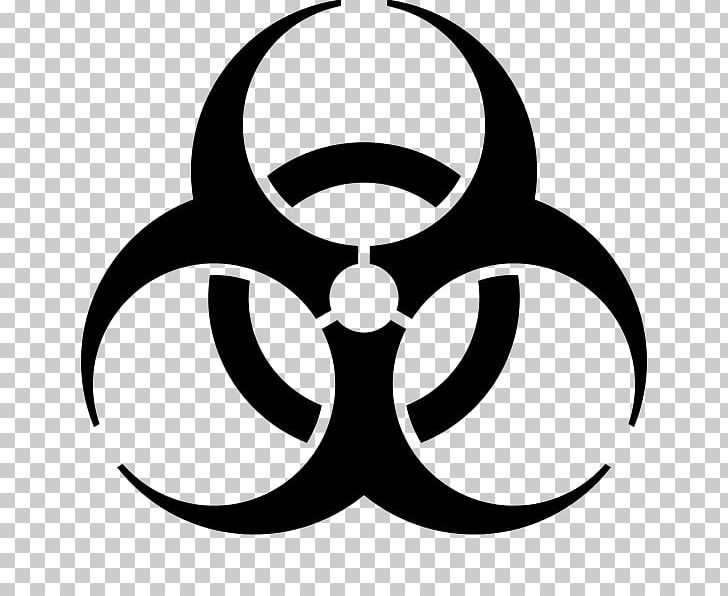 Biological Hazard Symbol PNG, Clipart, Artwork, Biohazard, Biological Hazard, Black And White, Circle Free PNG Download