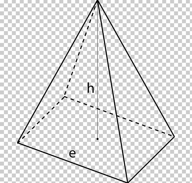 Surface Area Triangle Pyramid Shape PNG, Clipart, Angle, Area, Art, Black And White, Calculator Free PNG Download