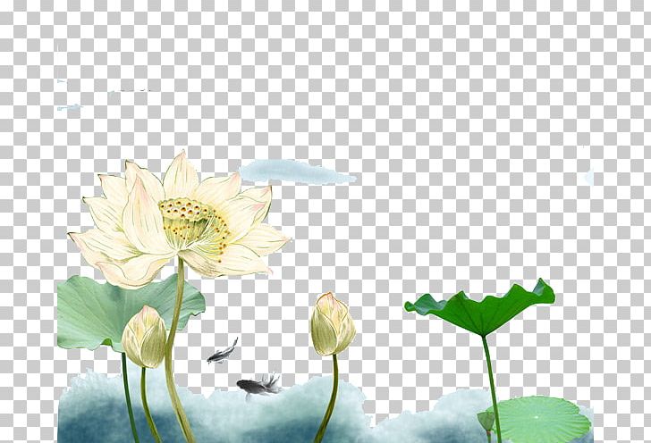 China Ink Wash Painting Nelumbo Nucifera Gongbi PNG, Clipart, Aquatic Plant, China, Chinese Style, Computer Wallpaper, Flower Free PNG Download