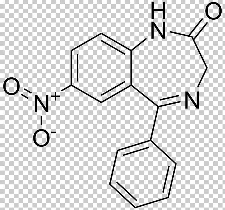 Nitrazepam Clonazepam Benzodiazepine Lorazepam Oxazepam PNG, Clipart, Angle, Anticonvulsant, Area, Benzodiazepine, Black Free PNG Download
