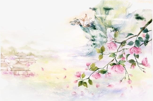 Chinese Antiquity Beautiful Watercolor Illustration PNG, Clipart, Ancient, Ancient Wind, Antique Flowers, Antiquity, Antiquity Objects Free PNG Download