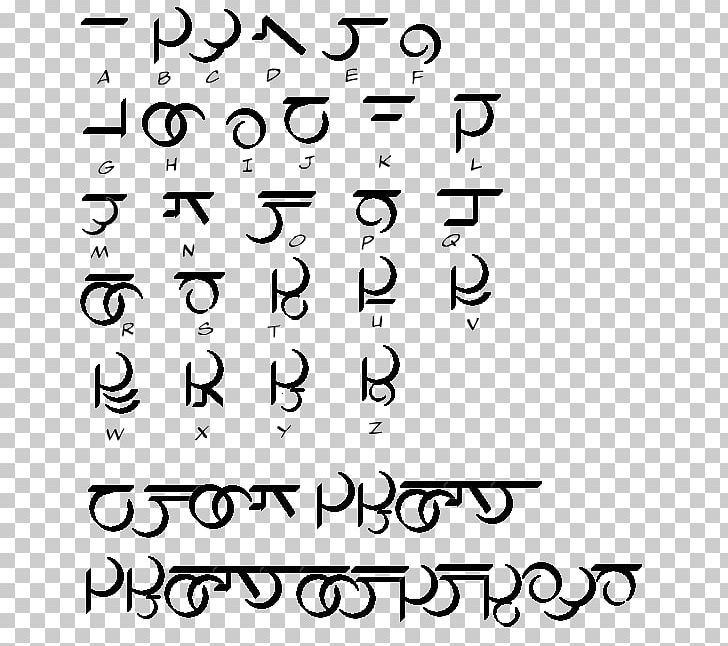 Theban Alphabet Alien Alphabet English Language PNG, Clipart, Alphabet, Angle, Area, Black, Black And White Free PNG Download