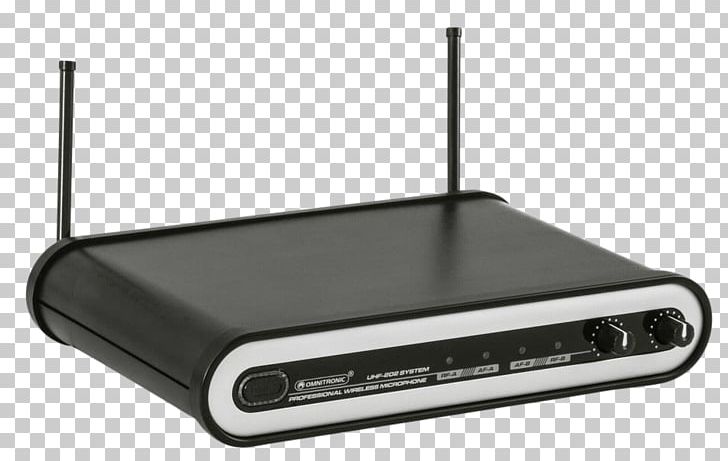 Wireless Router Ultra High Frequency Wireless Microphone Wireless Access Points PNG, Clipart, Electronic Device, Electronics, Electronics Accessory, Hertz, Microphone Free PNG Download