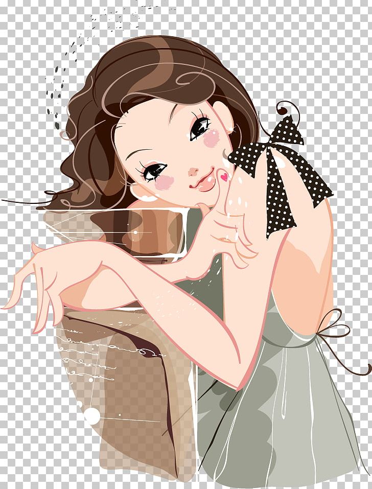 Bijin Cartoon PNG, Clipart, Arm, Black Hair, Business Woman, Child, Color Free PNG Download