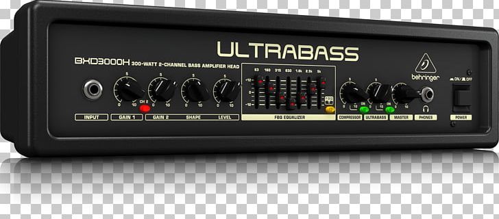 Guitar Amplifier Microphone BEHRINGER ULTRABASS BXD3000H Bass Guitar Bass Amplifier PNG, Clipart, Amplificador, Amplifier, Amplifier Bass Volume, Audio, Audio Equipment Free PNG Download