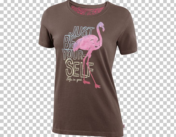 T-shirt Neck Sleeve Water Bird PNG, Clipart, Bird, Clothing, Creamy, Neck, Pink Free PNG Download