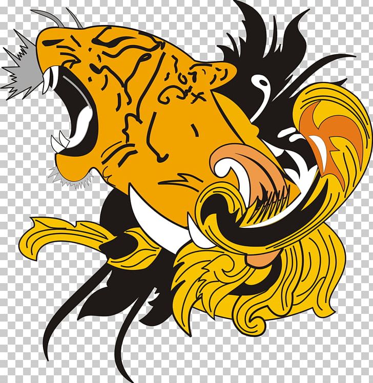 Logo Tjakrabirawa Regiment Paspampres Cartoon PNG, Clipart, Artwork, Carnivoran, Cartoon, Cdr, Fictional Character Free PNG Download