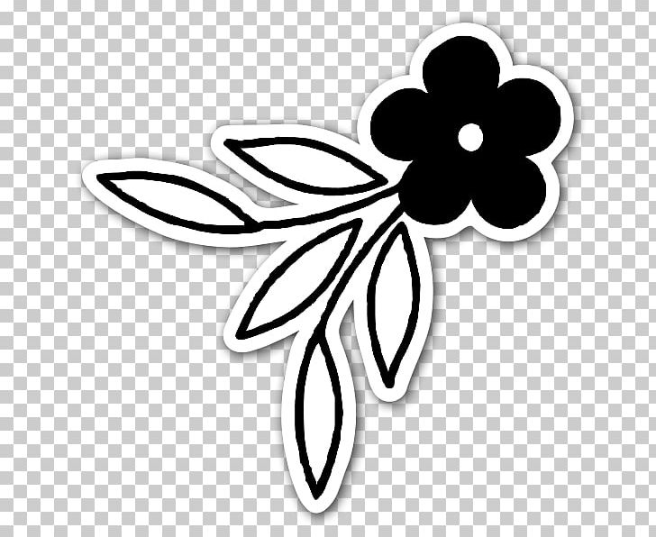 Cut Flowers Sticker Drawing PNG, Clipart, Black And White, Body Jewelry, Cut Flowers, Drawing, Flora Free PNG Download