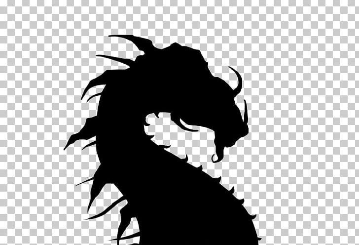 Silhouette Dragon Taylor Allderdice High School Portrait PNG, Clipart, Animals, Art, Black And White, Computer Wallpaper, Cool Designs Free PNG Download