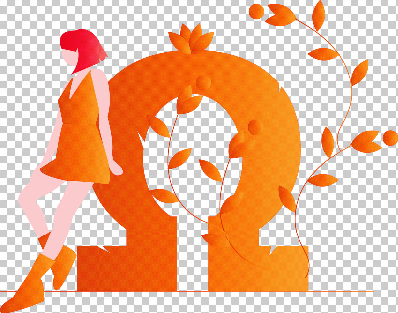 Omega Girl Modern PNG, Clipart, Girl, Modern, Omega, Orange Free PNG Download