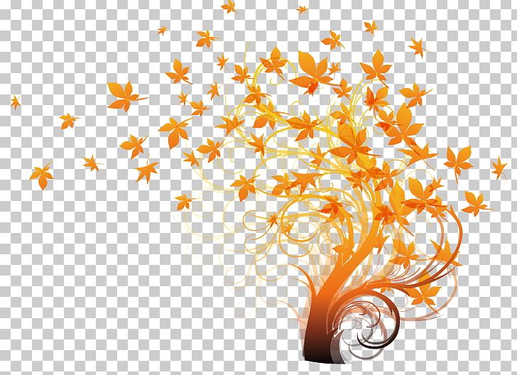 Autumn Leaf Color Tree Illustration PNG, Clipart, Abstract, Autumn, Autumn Leaves, Creative Background, Creative Vector Free PNG Download