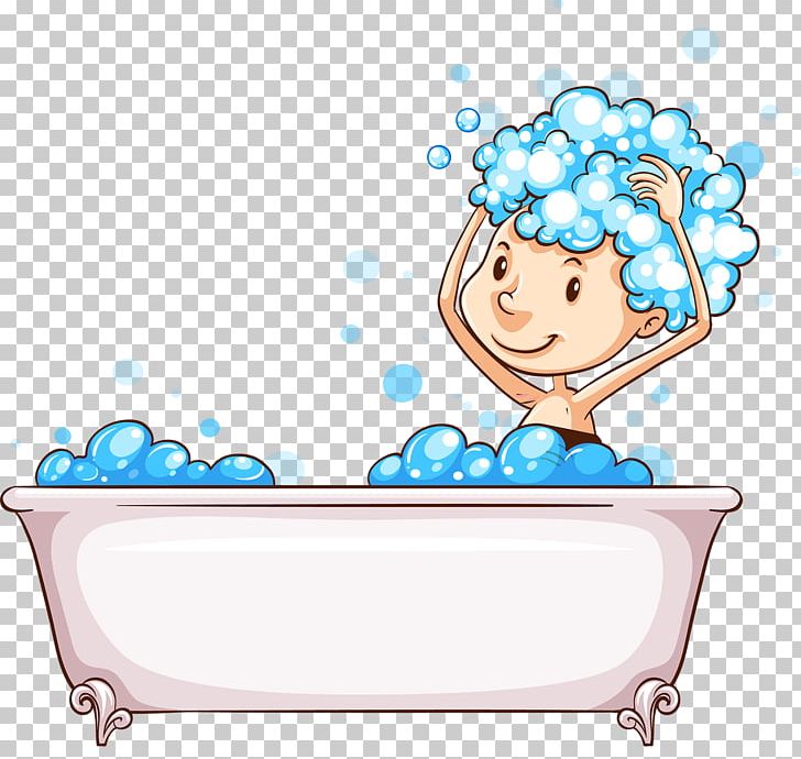 Bathing Bubble Bath Stock Photography Illustration PNG, Clipart, Bath, Bath Bubble, Bathing, Bathtub, Blue Free PNG Download