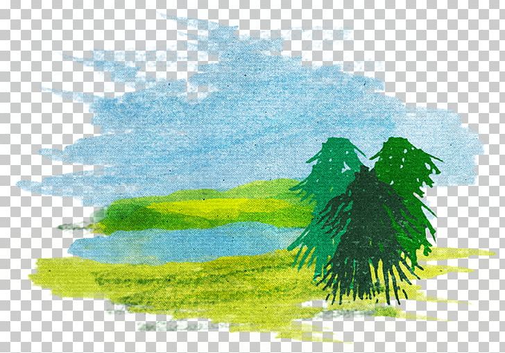 Watercolor Painting Water Resources Desktop Tree PNG, Clipart, Cassellia, Computer, Computer Wallpaper, Desktop Wallpaper, Grass Free PNG Download