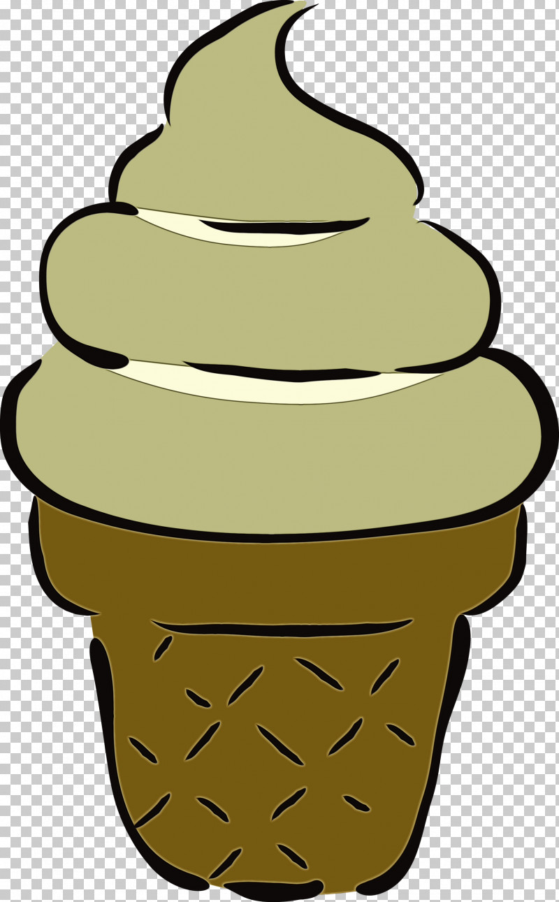Ice Cream Cone Yellow Meter Cone Headgear PNG, Clipart, Cone, Geometry, Headgear, Ice Cream, Ice Cream Cone Free PNG Download